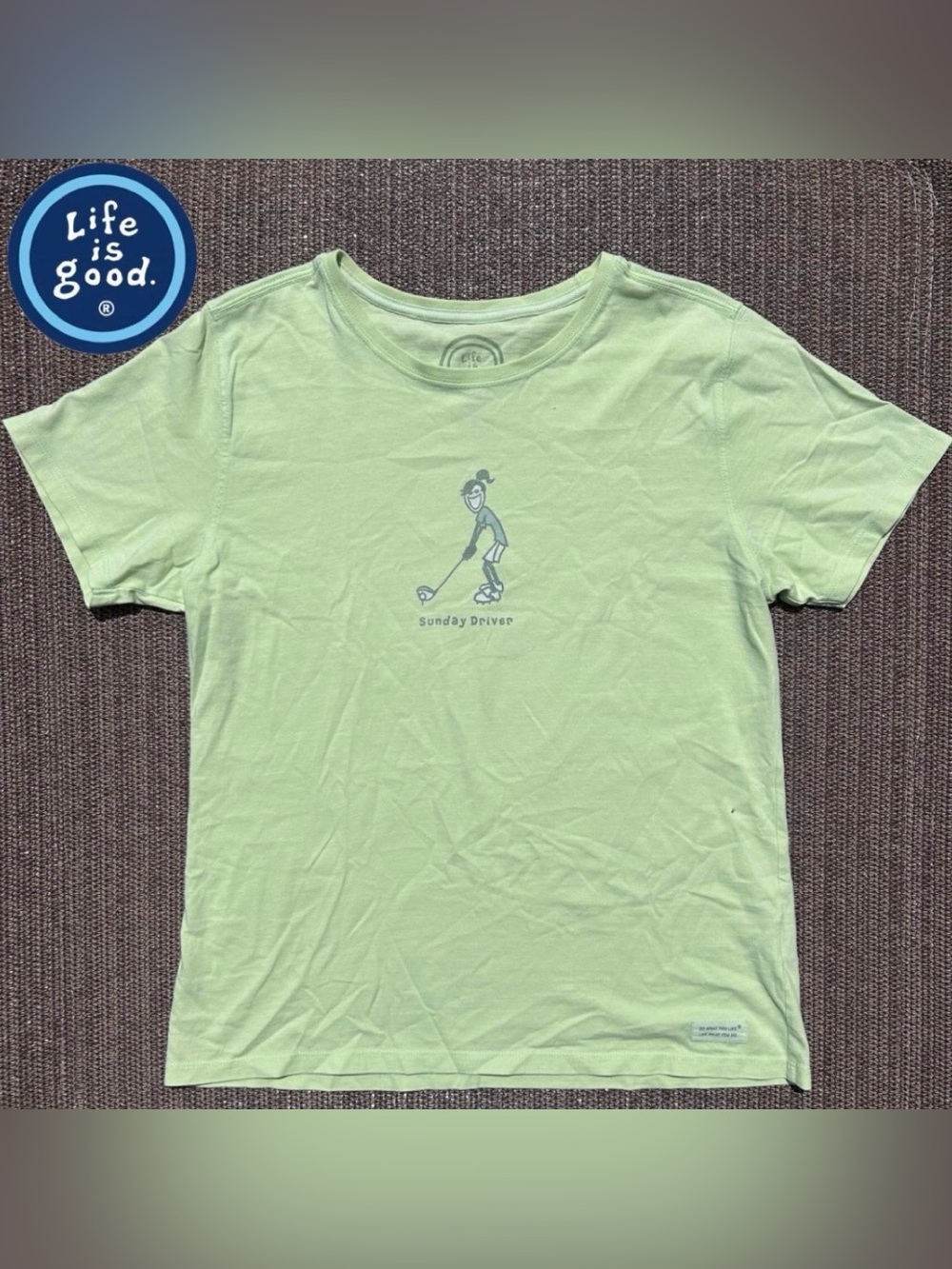 Life is Good Mint Green Sunday Driver Tee